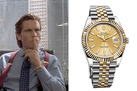 rolex american psycho.